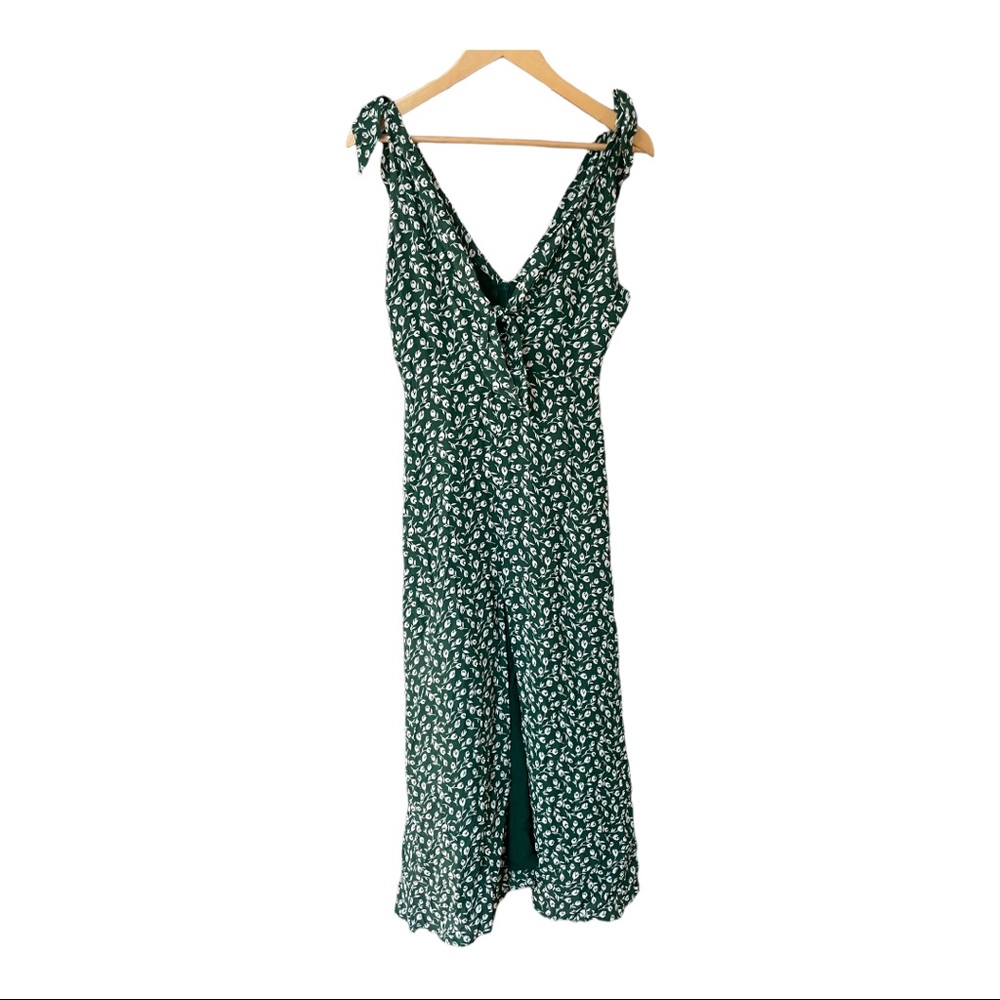 Reformation Green Floral Sz 6